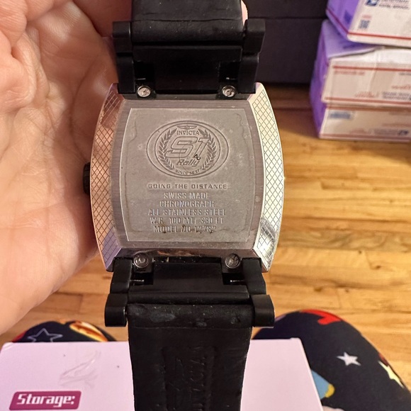 Invicta Black and Red Men's Watch - Picture 4 of 5